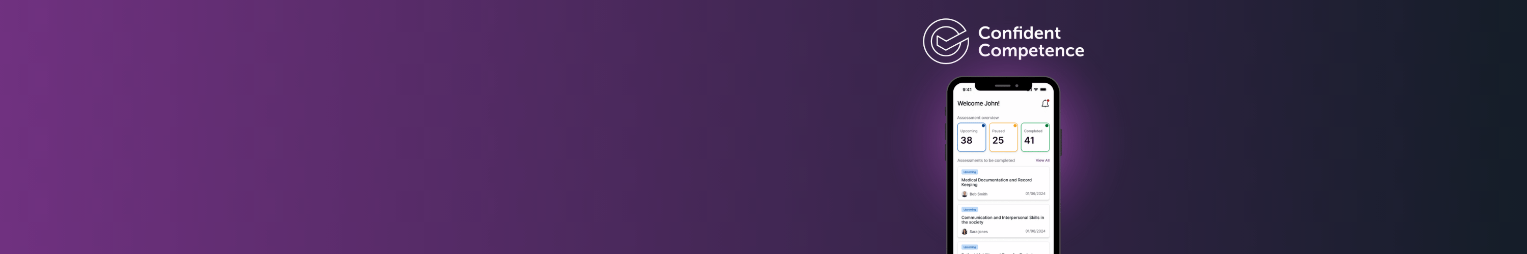 confident competence banner