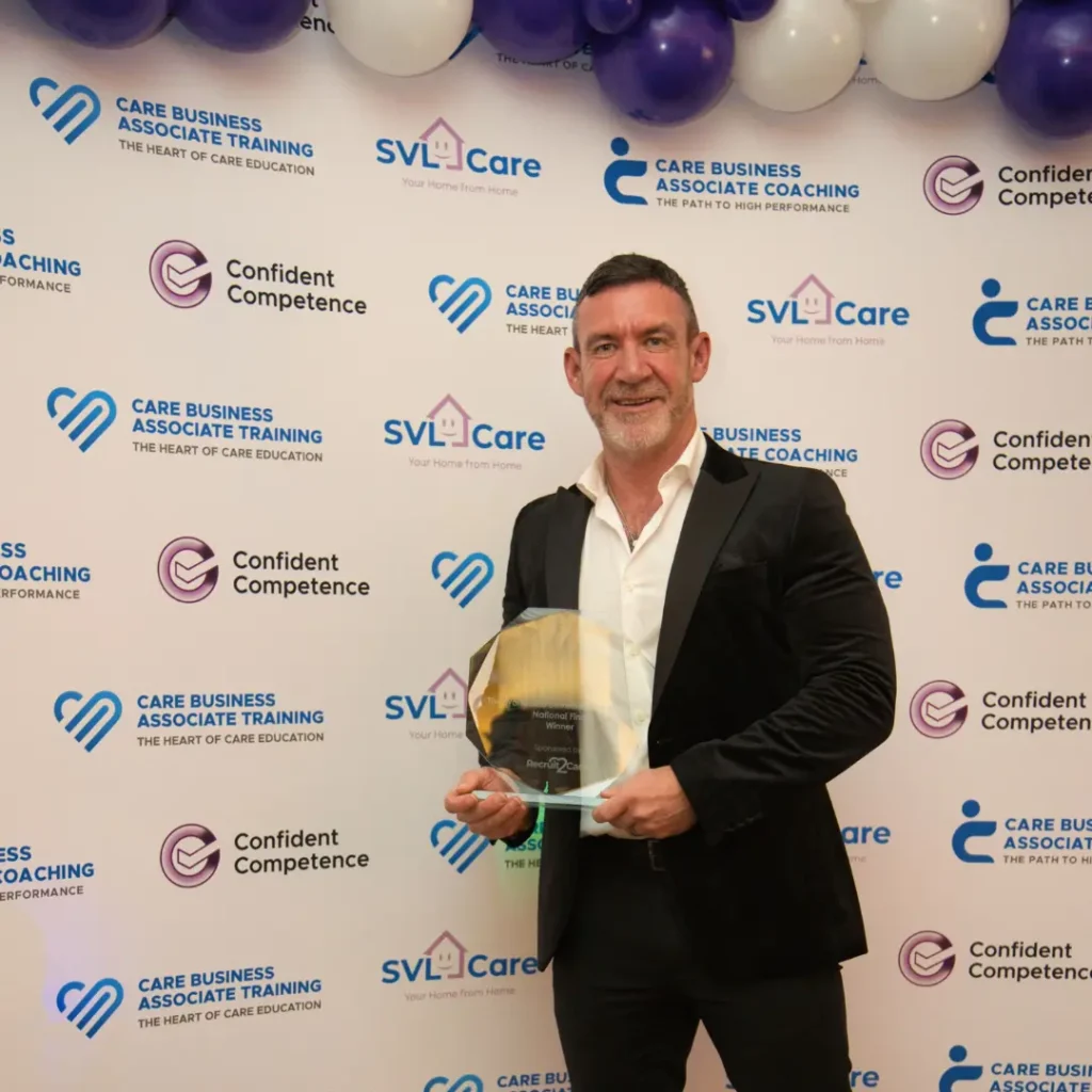 paul with award at cbat award ceremony night