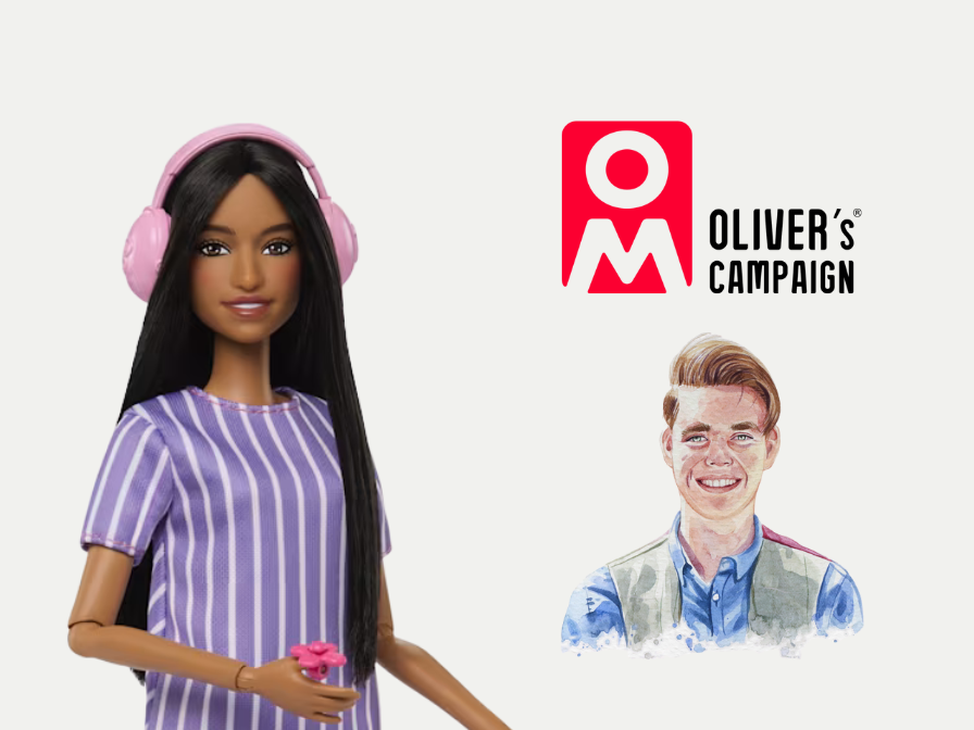 Autism Awareness. Oliver McGowan and Barbie